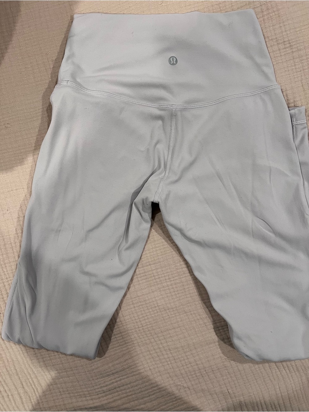 lululemon athletica Light Gray High-Rise Leggings